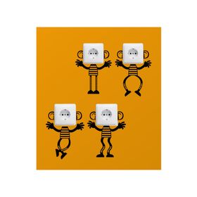 Artikel Maymunlar Priz Duvar Stickerı