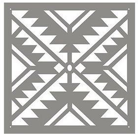 Artikel Meksika Kilim 1 30x30 cm Duvar Fayans Mobilya Stencil Boyama Şablonu