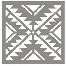 Artikel Meksika Kilim 1 30x30 cm Duvar Fayans Mobilya Stencil Boyama Şablonu