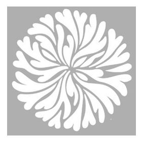 Artikel Mercan Motif Stencil Boyama şablonu 30x30 cm Duvar Stencil