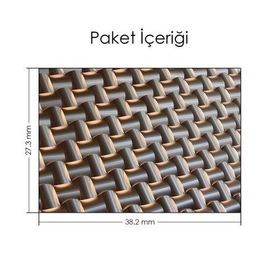 Artikel Metal Makro Doku Notebook Sticker
