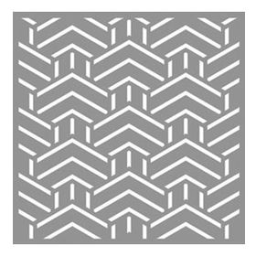 Artikel Modern Desen Stencil Boyama Şablonu 30x30 cm Duvar Stencil