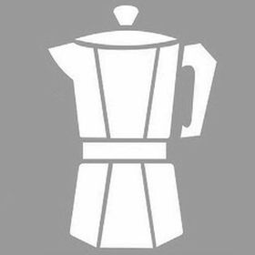 Artikel Moka Pot Stencil Boyama Şablonu 30x30 cm Duvar Stencil