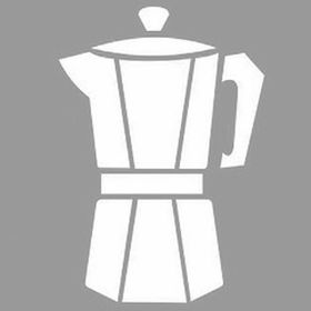 Artikel Moka Pot Stencil Boyama Şablonu 30x30 cm Duvar Stencil