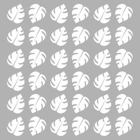 Artikel Monstera Stencil Boyama Şablonu 30x30 cm Duvar Stencil