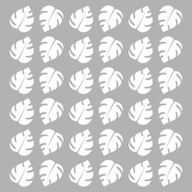 Artikel Monstera Stencil Boyama Şablonu 30x30 cm Duvar Stencil