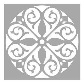 Artikel Motif-4 Stencil Boyama şablonu 30x30 cm Duvar Stencil