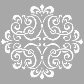 Artikel Motif Desen Stencil Boyama şablonu 30x30 cm Duvar Stencil