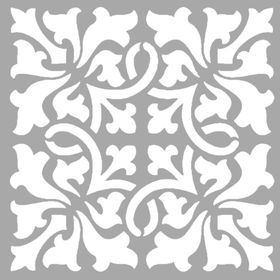 Artikel Motif Karo Stencil Boyama şablonu 30x30 cm Duvar Stencil