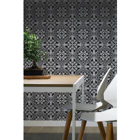 Artikel Motif Karo Stencil Boyama şablonu 30x30 cm Duvar Stencil