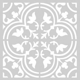 Artikel Motif Karo Stencil Boyama şablonu 30x30 cm Duvar Stencil