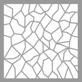 Artikel Mozaik Vitray Stencil Boyama Şablonu 30x30 cm Duvar Stencil