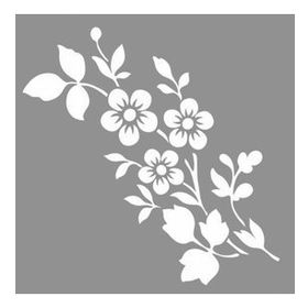 Artikel Myrtle Stencil Boyama Şablonu 30x30 cm Duvar Stencil