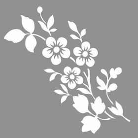 Artikel Myrtle Stencil Boyama Şablonu 30x30 cm Duvar Stencil
