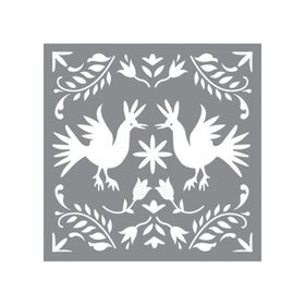 Artikel Nakış Motifi Stencil Boyama Şablonu 30x30 cm Duvar Stencil