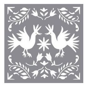 Artikel Nakış Motifi Stencil Boyama Şablonu 30x30 cm Duvar Stencil