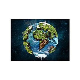 Artikel NS-061 Dünya 38x27 cm Notebook Sticker