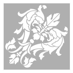 Artikel Ördek Motifi Stencil Boyama Şablonu 30x30 cm Duvar Stencil