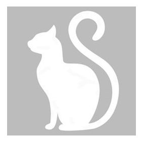 Artikel Oturan Kedi Stencil Boyama Şablonu 30x30 cm Duvar Stencil