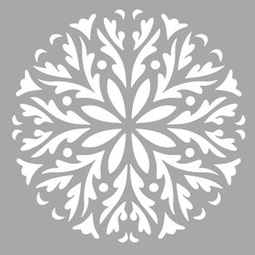 Artikel Oval Motif Stencil Boyama şablonu 30x30 cm Duvar Stencil