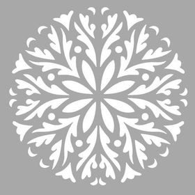 Artikel Oval Motif Stencil Boyama şablonu 30x30 cm Duvar Stencil