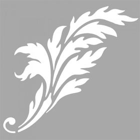 Artikel Pampas Desen Stencil Boyama Şablonu 30x30 cm Duvar Stencil