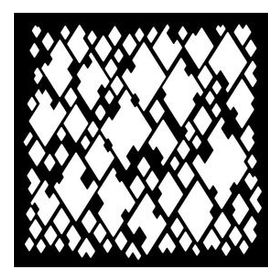 Artikel Parlama Motif Stencil Boyama Şablonu 30x30 cm Duvar Stencil