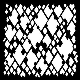 Artikel Parlama Motif Stencil Boyama Şablonu 30x30 cm Duvar Stencil