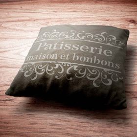 Artikel Patisserie 2 Stencil Boyama Şablonu 30x30 cm Duvar Stencil