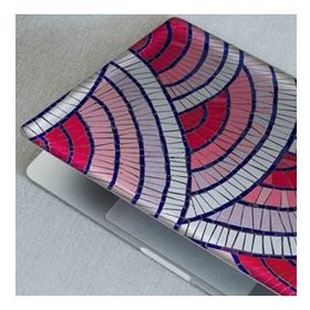 Artikel Pembe Tonlarında Mozaik Notebook Sticker