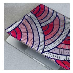 Artikel Pembe Tonlarında Mozaik Notebook Sticker