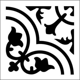Artikel Quad Karo Motif Stencil Boyama Şablonu