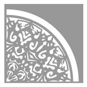 Artikel Quad Mandala Stencil Boyama şablonu 30x30 cm Duvar Stencil