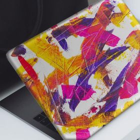 Artikel Renkli Fırça Darbeleri Notebook Sticker