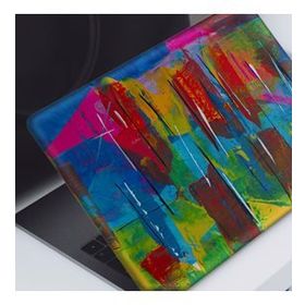 Artikel Renkli Resim Notebook Sticker