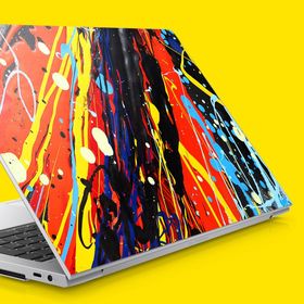 Artikel Renkli sıçratılmış Boya Notebook Sticker