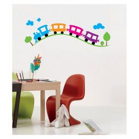 Artikel Renkli Tren Duvar Stickerı