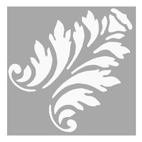 Artikel Rosa Çiçek Motif Stencil Boyama şablonu 30x30 cm Duvar Stencil