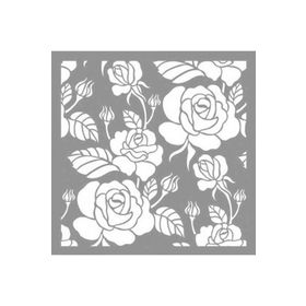 Artikel Rose Desen 2 Stencil Boyama şablonu 30x30 cm Duvar Stencil