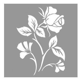 Artikel Rose Desen Stencil Boyama şablonu 30x30 cm Duvar Stencil