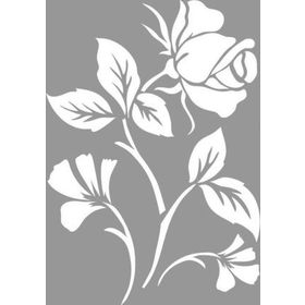 Artikel Rose Desen Stencil Boyama Şablonu