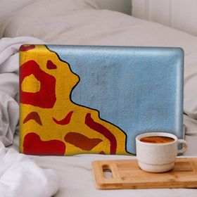 Artikel Sarı Mavi Memphis Desen Notebook Sticker