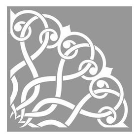 Artikel Sarmaşık Mandala Stencil Boyama Şablonu