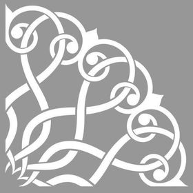 Artikel Sarmaşık Mandala Stencil Boyama Şablonu