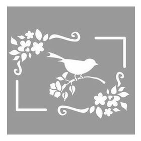 Artikel Serçe Posteri Stencil Boyama şablonu 30x30 cm Duvar Stencil