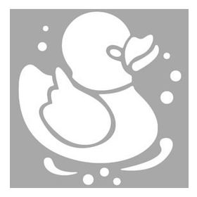 Artikel Sevimli Ördek Stencil Boyama Şablonu 30x30 cm Duvar Stencil