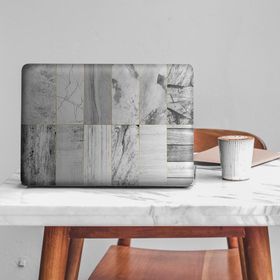 Artikel Siyah Beyaz Mermer Deseni Notebook Sticker