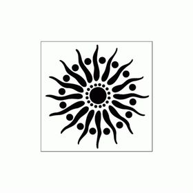 Artikel Sole Stencil Boyama Şablonu 30x30 cm Duvar Stencil