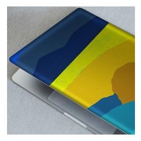 Artikel Soyut Mavili Yağlı Boya Notebook Sticker