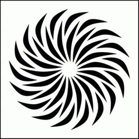 Artikel Spiral 2 Stencil Boyama Şablonu 30x30 cm Duvar Stencil